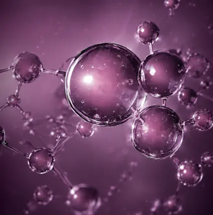 Collagen matrix structure visual